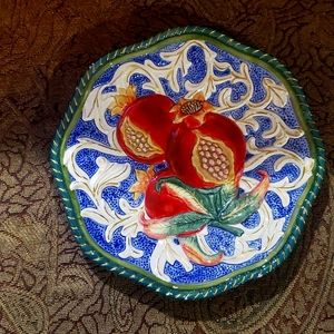 Fitz and Floyd Florentine Fruit Plate